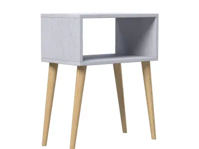 Bedside Table Low-poly 3D model