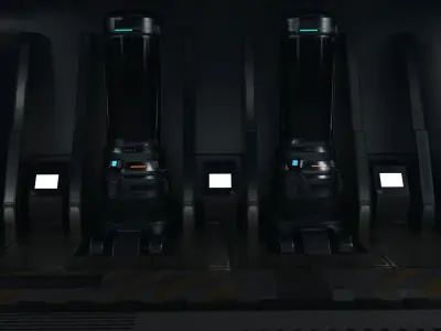 Cryogenic Lab 3D model