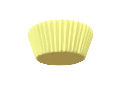 Cupcake Case v1 007 Low-poly 3D model