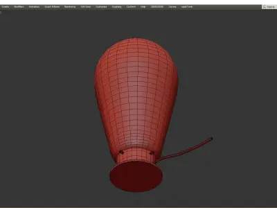 Bulb lamp Low-poly 3D model