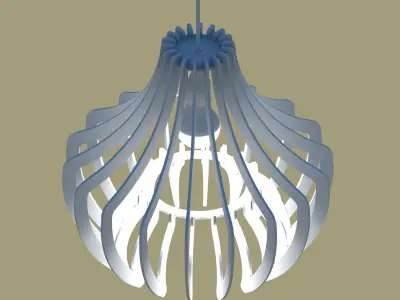 Chandelier lamp 3D model 3D model