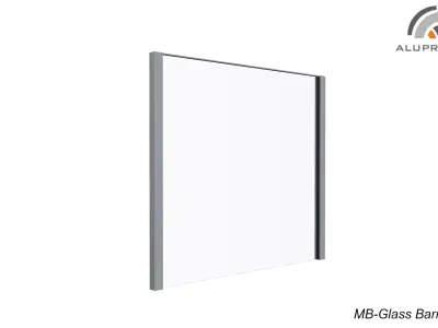 Aluprof MB Glass Barrier 002 M 0427 Free 3D model