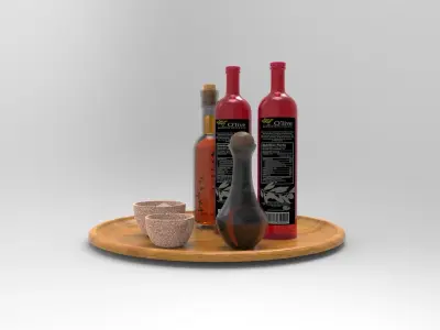 SPA Massage acessoris 3D model