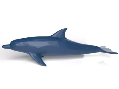Dolphin Low Poligonal Low-poly 3D model