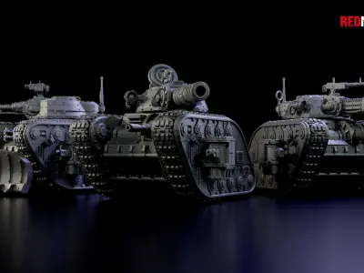 Legendary Battle Tank - Imperial Force 3D print model