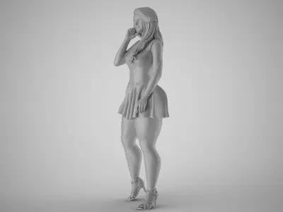 Summer City Woman 3 3D print model