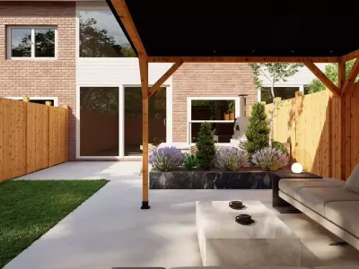 Garden Landscape 3D Model - SketchUp and Lumion Scene 3D model