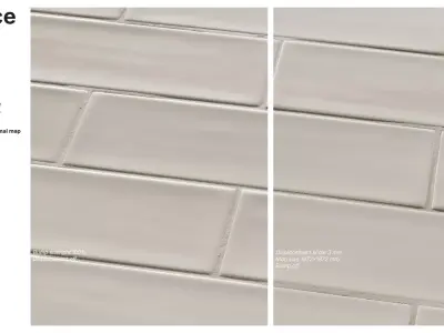 Subway Tile in Running Bond Layout Texture