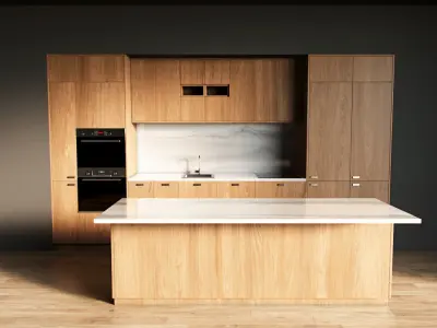 8-Kitchen8 texture 1 3D model