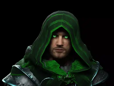 Doctor Doom Low-poly 3D model