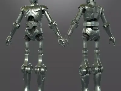 NR-02 One12 Scale Articulation Droid STL Files  3D print model