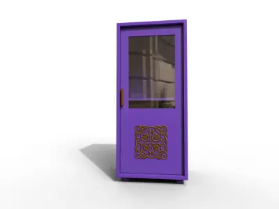 Pack 2 Modern Furniture 3D Model Low-poly 3D model