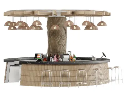 Bar 15 Exterior Bar 3D model