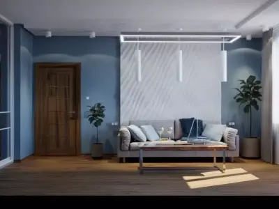 Photorealistic scene - Living Room 3D model 3D model