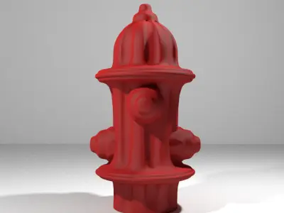 Fire Hydrant - Type 2 3D model