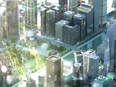 Versatile City g - 01 3D model