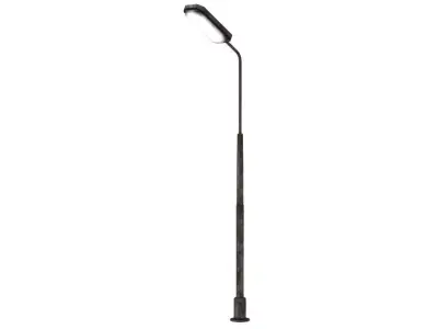Lamp Post 1 Lowpoly Low-poly 3D model