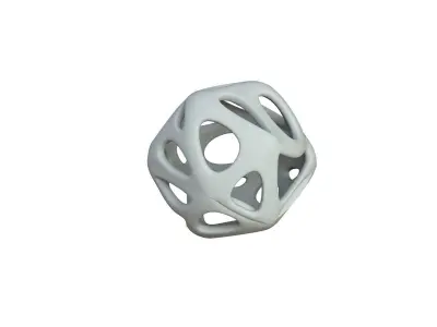 SciFi Cube Object No 18369 Low Poly Shape Texture