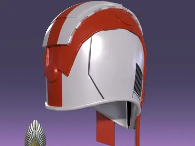 Mandalorian Enforcer Helmet KOTOR 3d Digital file 3D print model