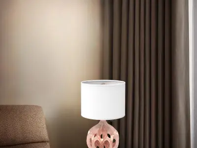 Table Lamp 3D print model 7