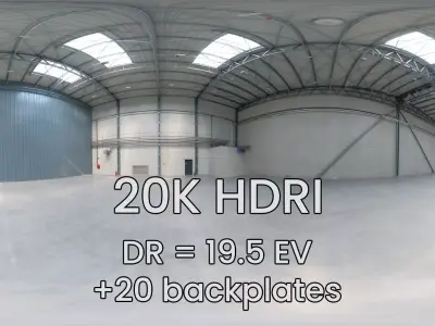 Empty modern storehouse Texture