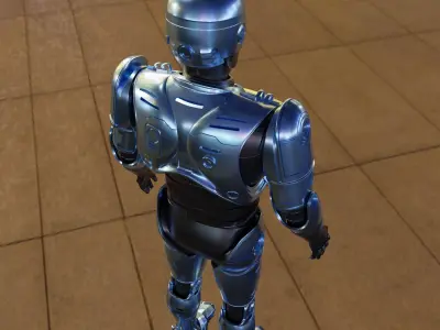 RoboCop rigged model 3D model