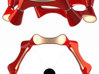 Chandelier Mantra  1563 Ora Rojo 3D model