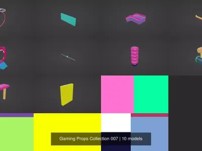Gaming Props Collection 007 3D Model Pack
