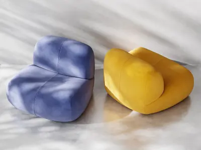 Pukka Armchair 3D model