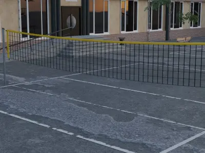 School yard 3D model