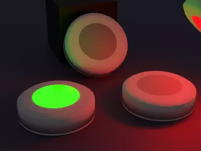 LowPoly LED Light Free low-poly 3D model