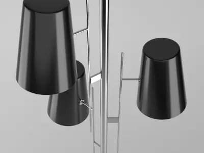 Floor Lamp A006 3D model