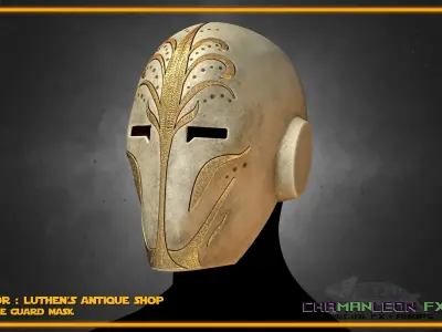 Jedi Temple Guard Mask Andor Star Wars Cosplay 3D print model