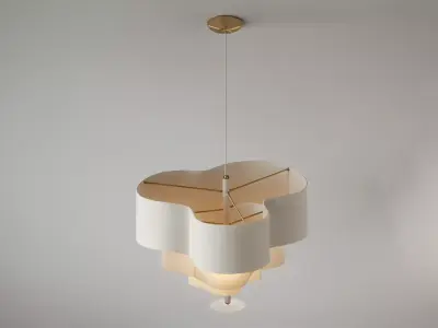 Organic Pendant Lamp 3D model