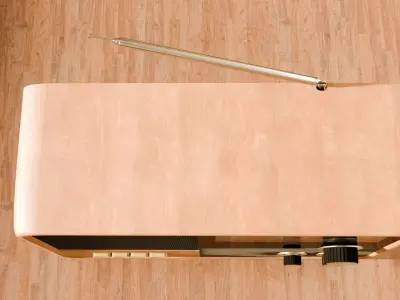 Old Clasic Radio   3D model