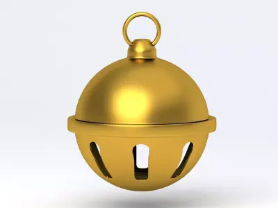 Jingle bell Gold 3D model