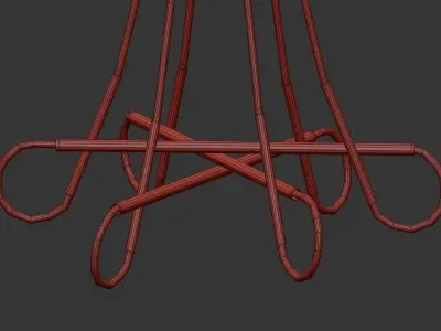 Flow Chandelier 3D model