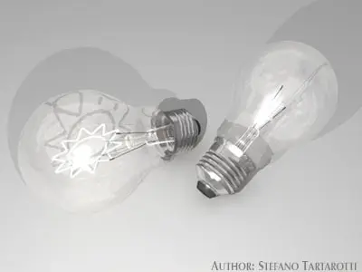 Light bulbs 3D model