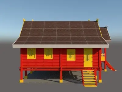 RUMAH TRADISIONAL MELAYU SELANGOR DARUL EHSAN Free 3D print model