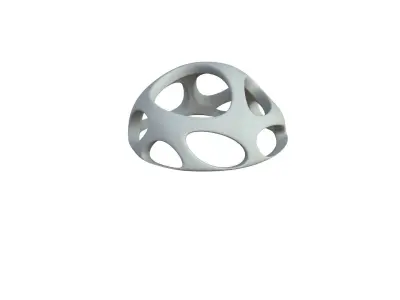 SciFi Cube Object No 49532 Low Poly Shape Low-poly 3D model