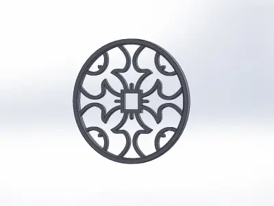 Gothic window 2 3D model