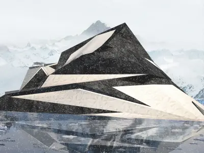 Deconstruction Building 3D model