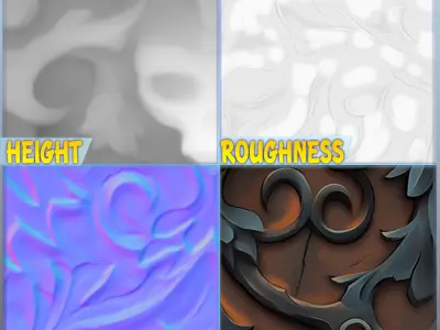 Stylized Ornaments Seamless Texture Texture