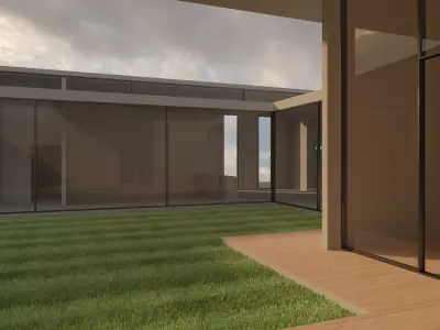 House model floor plan of Free 3D model