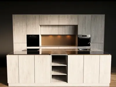 87-Kitchen3 texture 8 3D model