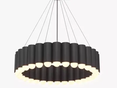 Carousel Chandelier PBR 3D model