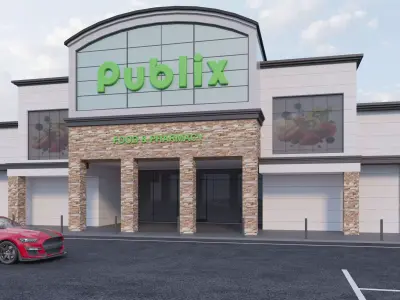 Publix Low-poly 3D model