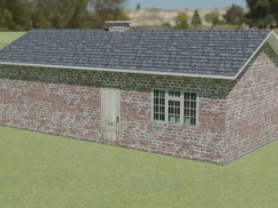 Old House Free low-poly 3D model order