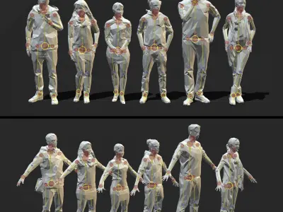  VectorPeople Sixpack 002 rigged 