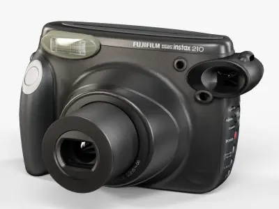 Fujifilm Instax 210 instant print camera Low-poly 3D model